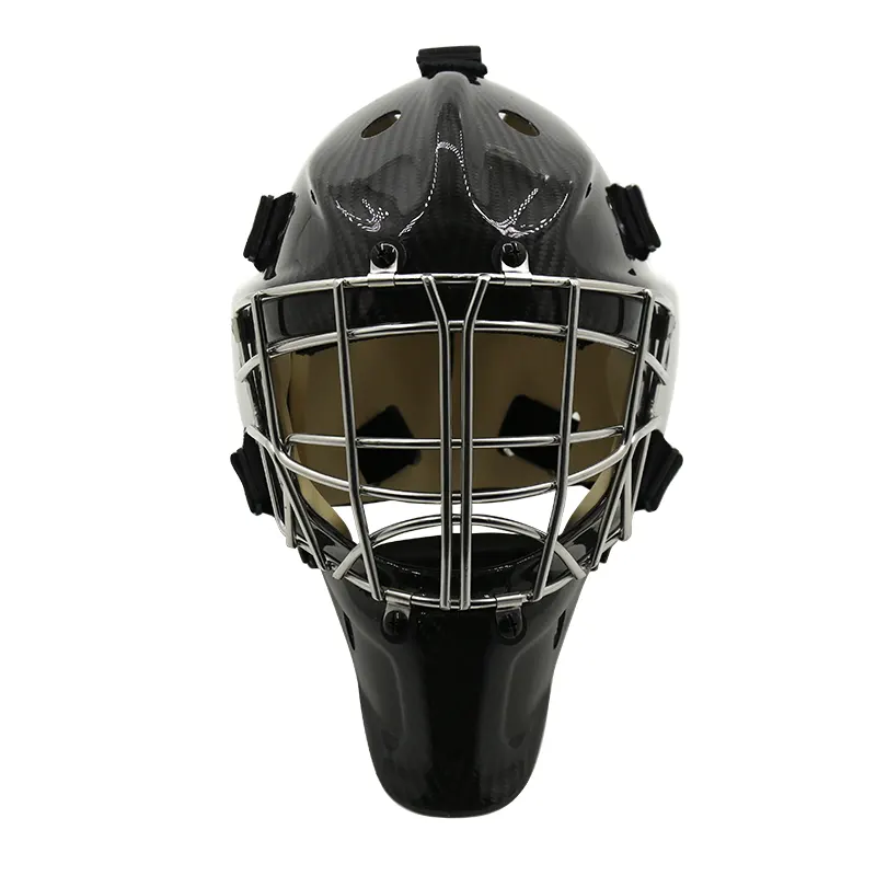 Casque de gardien de but de hockey à barre droite