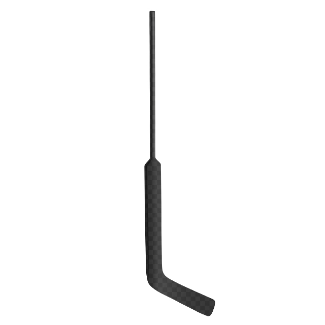 Bâtons de gardien de but de hockey sur glace personnalisés en fibre de carbone 100 % senior