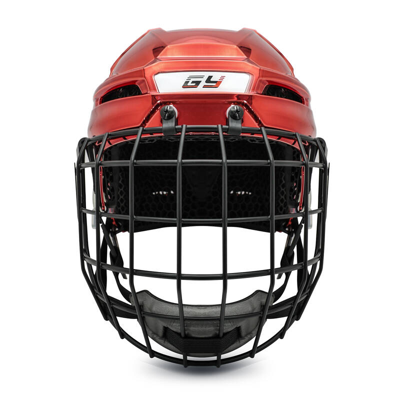 Casque de hockey sur glace avancé avec doublure d'impression de treillis 3D