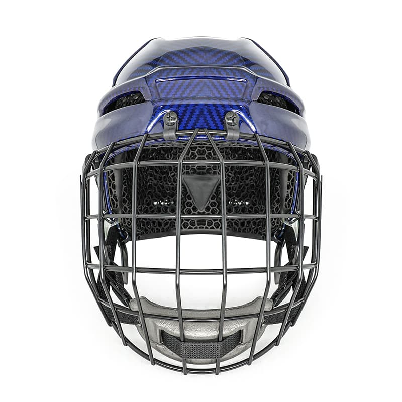 Casque de hockey sur glace avancé avec doublure d'impression de treillis 3D