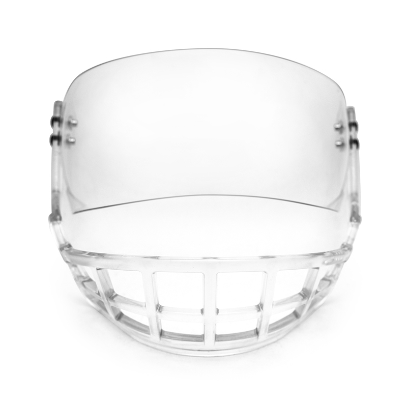 Barres en polycarbonate durables avec substitut haut de gamme pour le bouclier inférieur de la cage de hockey