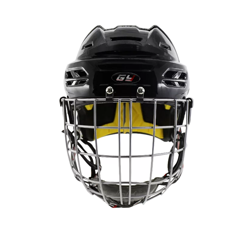 Casque de joueur de hockey avec visière