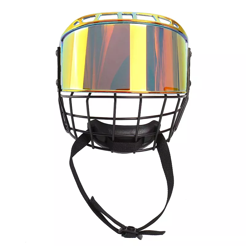 Cage pour casque de joueur de hockey Revo rouge