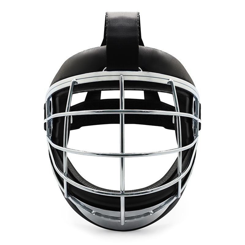 Masque facial complet de hockey sur gazon en acier inoxydable : protection ultime pour un jeu intense