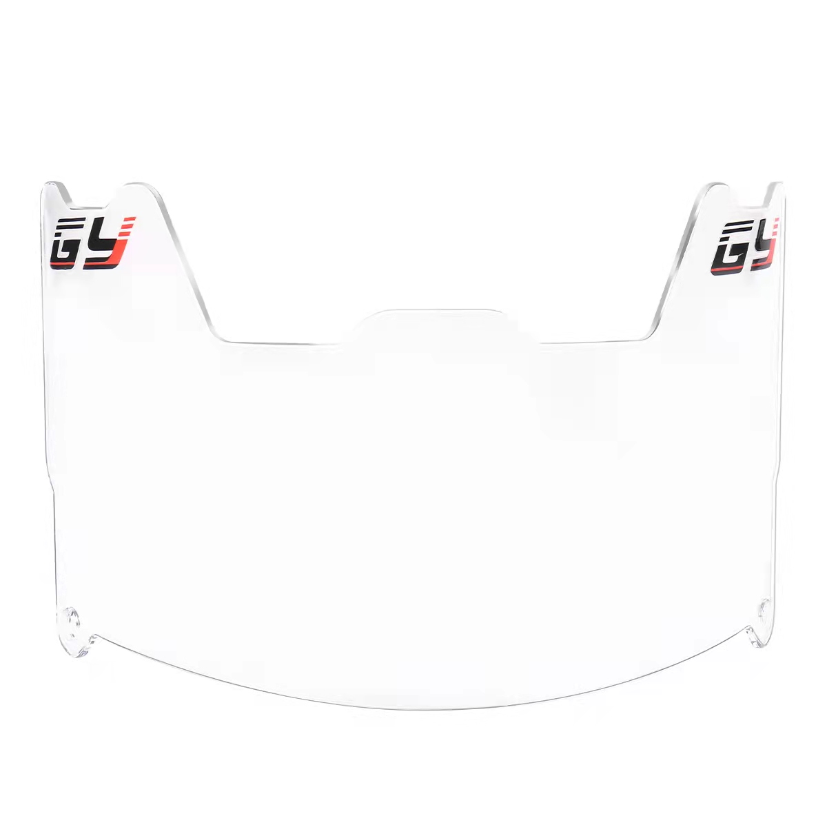 Visière de football TruVision Pro MilitaryGrade Clear Shield Intérieur anti-buée extérieur anti-rayures